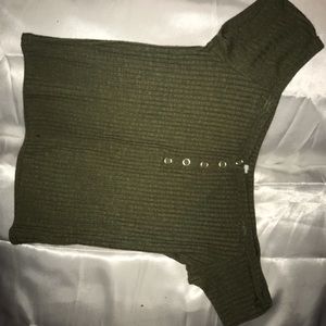 Off tee shoulder top